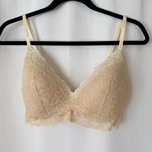 Aerie beige lace bralette